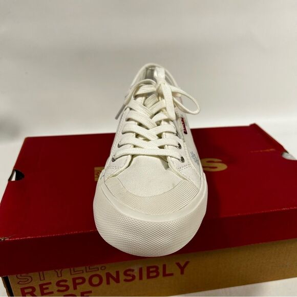 Levis-Women's Anika Newmericana Floral Winter White/Multi Sneaker-Size 7.5 B (M) - Picture 3 of 8
